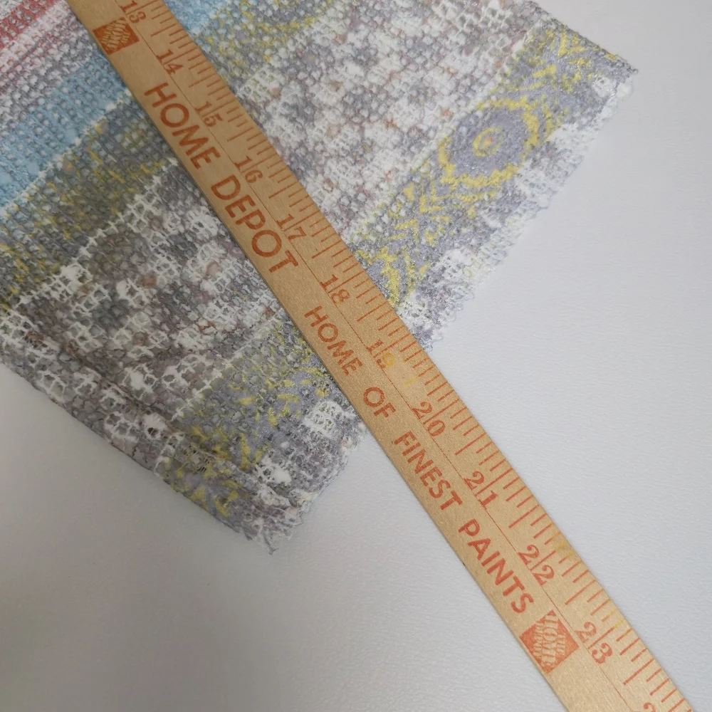 Ali Miles Floral Burnout Mesh Tunic Top Aqua Pastels Flowy Relaxed Layered 2X - Picture 10 of 13